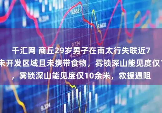 千汇网 商丘29岁男子在南太行失联近72小时，进入的是未开发区域且未携带食物，雾锁深山能见度仅10余米，救援遇阻